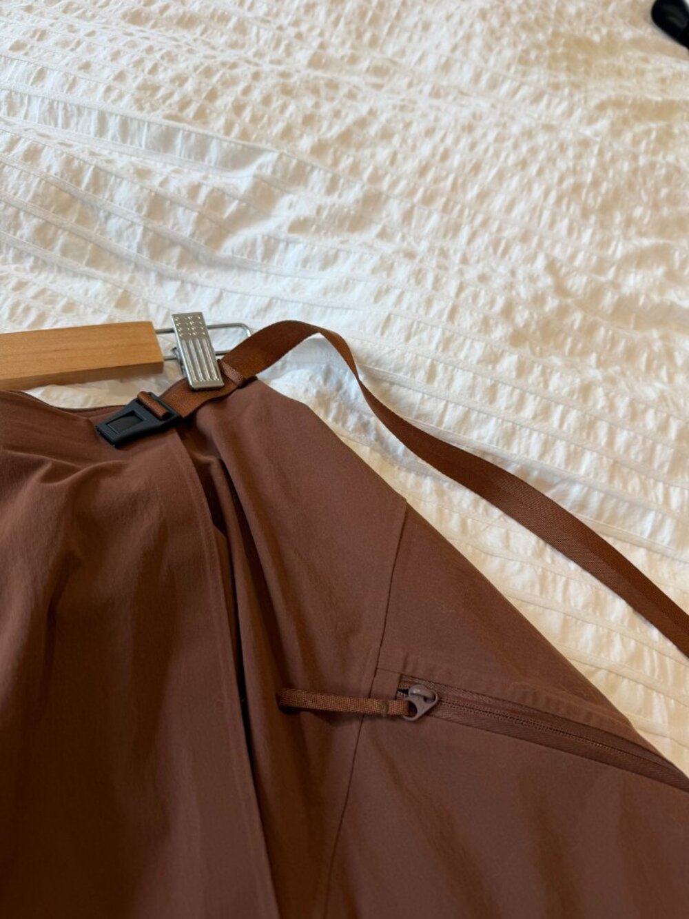 Arc'teryx Veilance Lota Wrap Skirt Brown Size XS